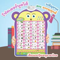 SRG โปสเตอร์พูดได้ โปสเตอร์สระไทย พร้อมเสียงเพลง โปสเตอร์มีเสียง  โปสเตอร์สำหรับเด็ก