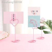 Unicorn Heart Cool Wedding Place Card Holder Photo Clip Memo Table Number Stand Note Holder Memo Number Name Clips Message Clips