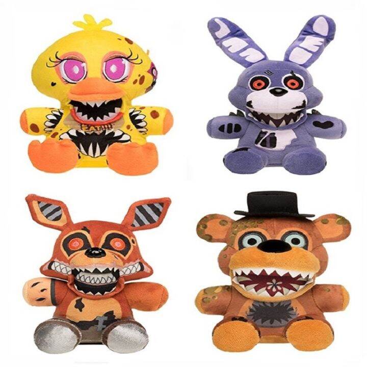 18cm Fnaf Plush Toys Freddy Fazbear Bear Foxy Rabbit Bonnie Chica