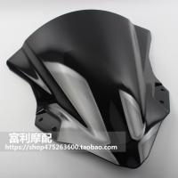 สำหรับ Kawasaki NINJA400 Ninja 400 EX400 18-19ปีที่ผ่านมากระจกด้านหน้ากระจก-สีดำ