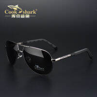 อย่างเป็นทางการ Cook Shark แว่นกันแดดโพลาไรซ์ Men S Driver แว่นตาขับขี่แบบกระจกผู้ชายแว่นกันแดดทันสมัยคางคกกระจกซื้อหนึ่งรับห้าฟรี! กล่องกระจก,ผ้ากระจก,กระจกกระเป๋า,ไขควงขนาดเล็ก,Polarized การ์ด