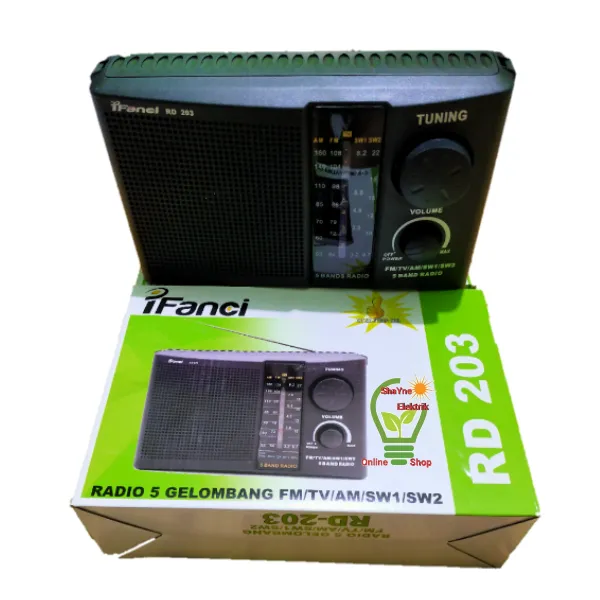Radio Klasik ifanci RD 203 / International F 4250 Model Jadul AM FM  Portable Radio Sinar Seroja | Lazada Indonesia