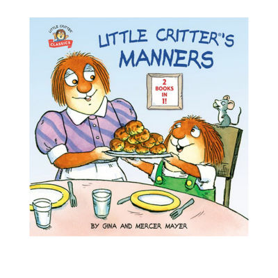 Original English little critter  s Manners Just Say Please/ I M sorry 2 stories collection little critter little monster little hairy man parent-child reading picture book