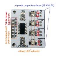 โมดูลสวิตช์เซ็นเซอร์ควบคุมบอร์ดตัวบ่งชี้ระดับของเหลวน้ำดิจิทัล DC 5V 4 LC1BD04สำหรับตู้ปลา Arduino MEGA