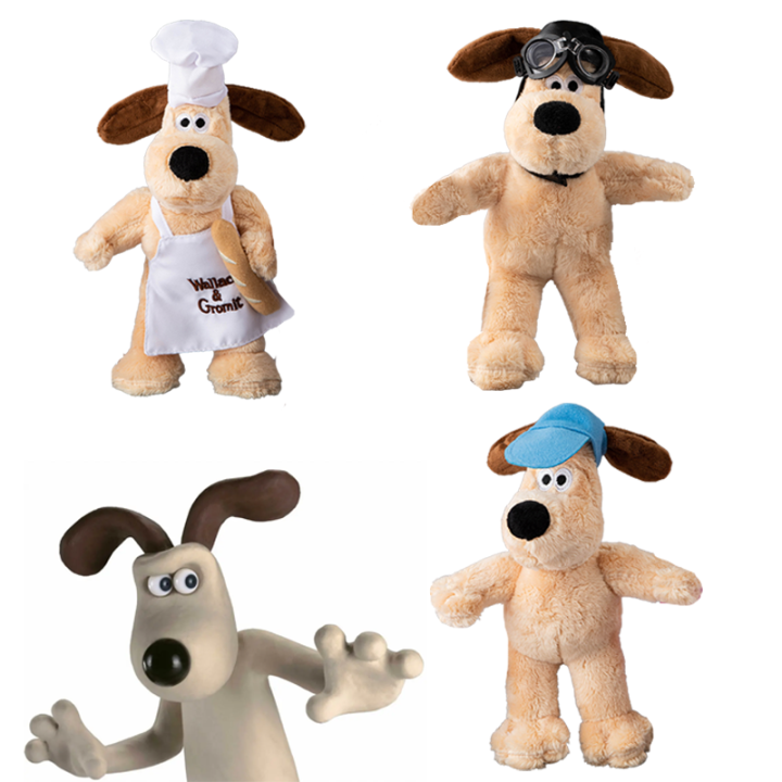 Wallace and Gromit Pilot Chef Stuffed Plush Doll Bathrobe Pendant BBC