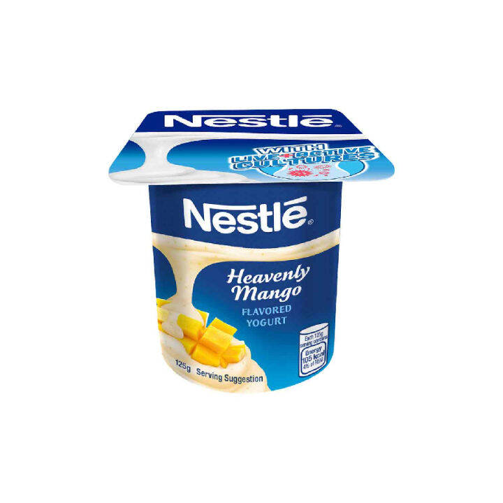 Nestle Heavenly Mango Flavored Yogurt (125g) Lazada PH