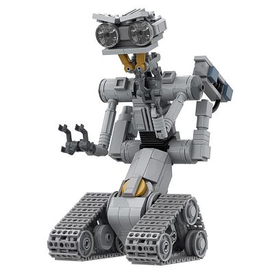 MOC Movie Shorted-Circuits Military Emotional Robot Building Block Set for Astroed Robots Johnnyed 5 Model Brick Toy KIds Gift