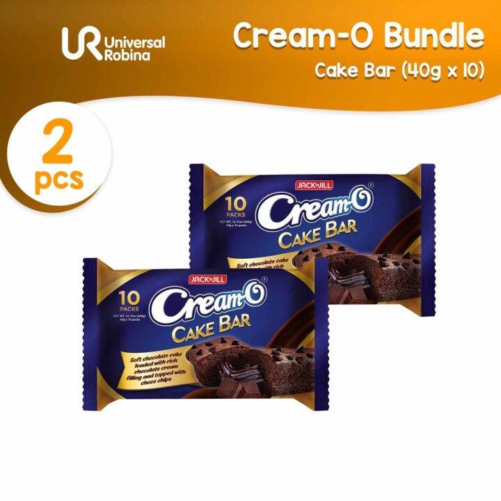 CreamO Cake Bar (40g x 10) x 2 Lazada PH
