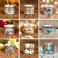 【YF】✣  Ethnic Wide Face Large Rings for Antique Color Personality Jewelry Accessories