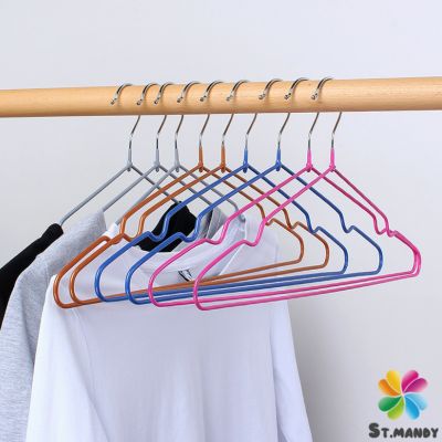 MD ไม้แขวนเสื้อ ไม้แขวนหุ้มซีลีโคนกันลื่น ราคา 1 ชิ้น Non-slip hanger for 1pcs