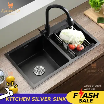 Hot Sale Worldwide Styles SUS 304 Stainless Steel Kitchen Sink with  Waterfall Faucet, Glass Bottle Wahser, Soap Dispenser Cutting Board, Basket  Drainer - China Kitchen Sink, Sink