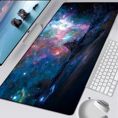 Universe Space Rubber Large XXL Durable Desktop Mousepad 700*300mm Sky Gaming Mouse Pad Speed Keyboard XL Big Laptop Mouse Mat