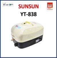 ปั๊มสำรองไฟ SUNSUN YT 838 มีแบตเตอรี่สำรองไฟในตัว เมื่อไฟดับ