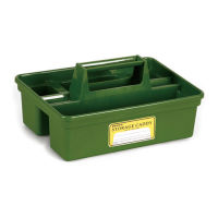 Penco Storage Caddy Green / กล่องจัดระเบียบสิ่งของแบบมีหูหิ้ว สีเขียวกากี แบรนด์ Penco จากประเทศญี่ปุ่น (HEB028-GN)