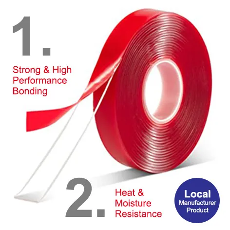 Apollo Transparent Double Sided Acrylic Foam Tape 10mm 15mm X 8m Lazada