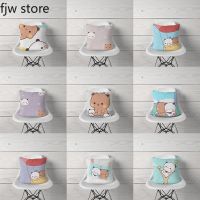 ☸卍﹍ Anime Cartoon Red Panda Boob Pillow Cover Cute Red Panda Pillow Cover Sofa Chair Cushion Cover Bedroom Room Home Decoration