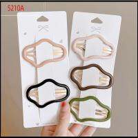 5210A 3/5PCS เรซิน คลิปกลวงรูปก้อนเมฆ โลหะสำหรับตกแต่ง แบบพกพาได้ เครื่องมือจัดแต่งทรงผม น่ารักน่ารักๆ เครื่องประดับผมวินเทจ สาวๆ