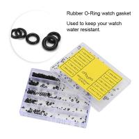 【2023】500pcs Waterproof Rubber O Ring Watch Crown O-Ring Watch Head Ring Gasket Washer Watch Repair Tool Accessory for Watchmaker