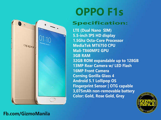 oppo f1 s new model