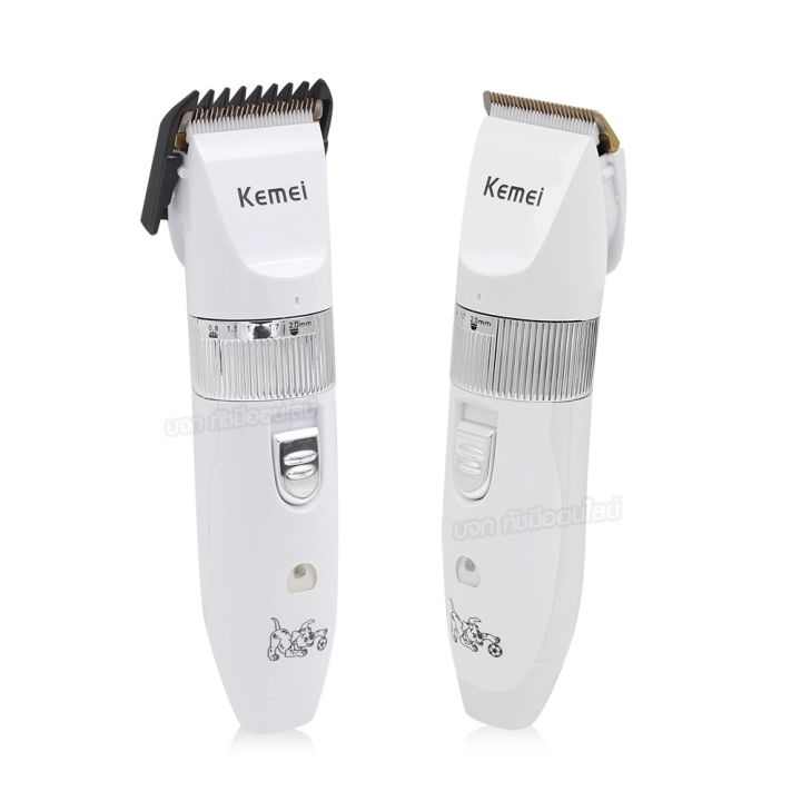 kemei-km-107-ปัตตาเลี่ยนตัดขนสุนัข-แบตตาเลี่ยนไฟฟ้าไร้สาย-แบบชาร์จไฟ-แบตตาเลี่ยนตัดแต่งขนสุนัข-ปัตตาเลี่ยนตัดขนหมา