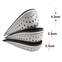 women men Unisex Insole Heel Lift Shoes Pad Cushion Elevator Taller Height Increase Shoes Accessories