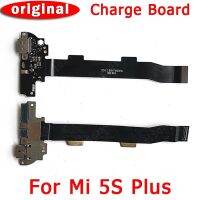 บอร์ดชาร์จ USB ดั้งเดิมสําหรับ xiaomi mi 5s plus mi5s พอร์ตชาร์จ pcb connector socket plate flex cable replacement spare parts