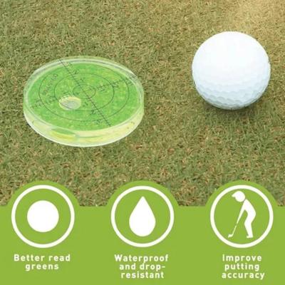 Level Bubble High Precision Clear Scale Spirit Level Acrylic Golf Ball Marker Round Bubble Level Home Supply