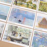 30pcs/ Box Art Museum Postcard Vintage Retro Style Creative Art Art Oil Painting Birthday Greeting Cards Greeting Gift Postcards