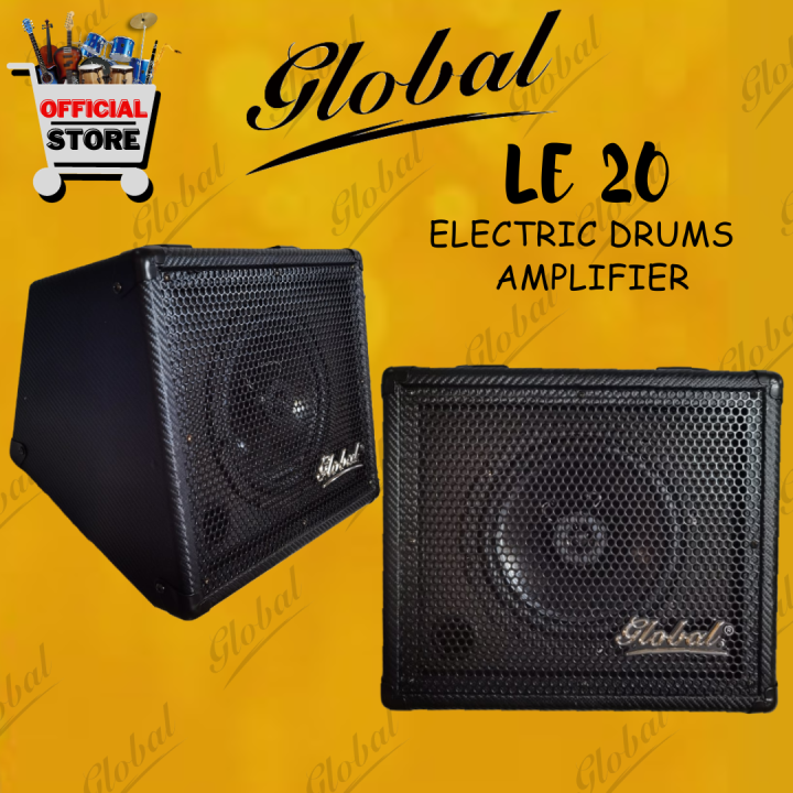 AMPLIFIER for ELECTRIC DRUM SET GLOBAL LE 20 best for big area/venue