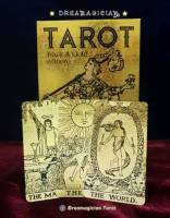 Tarot Black And Gold Edition ไพ่ไรเดอร์เวทสีทอง/ ไพ่ยิปซีแท้ลดราคา/ ไพ่ทอง/ ไพ่ยิปซี/ ไพ่ทาโร่ต์/ Tarot/ O