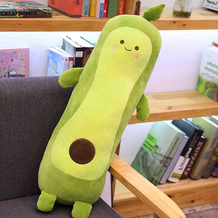 ของเล่นหมอนนุ่มยัดไส้อะโวคาโด้นิ่มน่ารักตุ๊กตาหนานุ่มผลไม้น่ารักหมอนอิงเด็กพืชทำให้สงบ