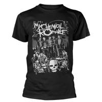 การพิมพ์สี MY Chemical Romance Dead Parade Series คุณภาพสูงรอบคอแขนสั้นเสื้อยืดผู้ชาย PLUS ขนาดกีฬาฟิตเนสผลิตภัณฑ์ทางวัฒนธรรมและความคิดสร้างสรรค์ TEE