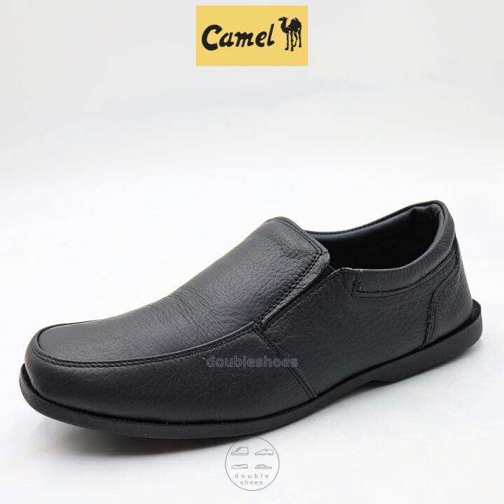 camel-cm125-รองเท้าคัทชูหนังแท้-ชาย-สีดำ-ไซส์-40-45