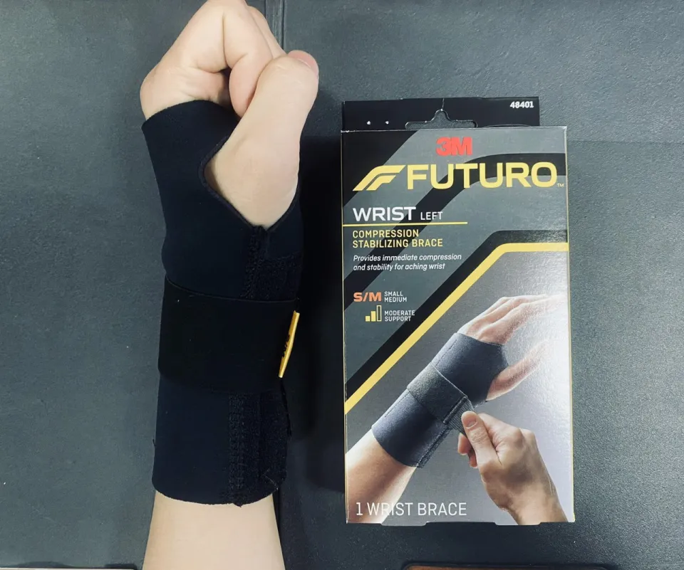 FUTURO Compression Stabilizing Wrist Brace, 48401ENR, Left Hand