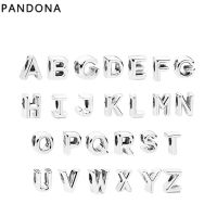 Pandona จี้เสน่ห์ สร้อยข้อมือที่มีเสน่ห์ จี้จดหมาย ของขวัญวันเกิด อุปกรณ์เสริม DIY