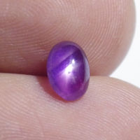 พลอย สตาร์ แซฟไฟร์ ดิบ ธรรมชาติ แท้ ( Unheated Natural Purple Pink Star Sapphire ) หนัก 1.01 กะรัต