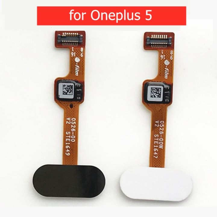 【❖New Hot❖】 nang20403736363 สำหรับสแกนเนอร์ปุ่มลายนิ้วมือ Oneplus 5สายเคเบิลปุ่มโฮมโค้งเซ็นเซอร์ Id สัมผัสชิ้นส่วนซ่อมสายเฟล็กซ์