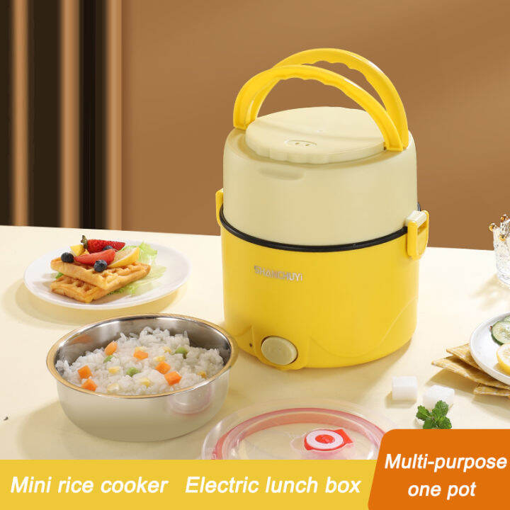 2 layer electric steamer 1.8L stainless electric steamer pot rice