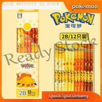 【hot sale】 ™ B09 ✨[Direct sales]✨New Pokemon 2B Pencil HB Pencil Children Cartoon Anime Student Stationery School Supplies Pencils for School Pikachu Figure Toys