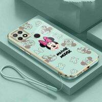 Realme เคสหนูมินนี่เม้าส์ C25Y C21Y C25s C21 C20 C11 2021ดีไซน์การ์ตูนเคสมือถือฝาหลังนิ่มมันวาว