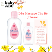 Dầu Mát Xa Massage Body Toàn Thân Cho Bé Johnson baby Oil Pink Kích Thích