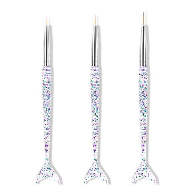 factory-selling-3pcs-set-glitter-mermaid-nail-art-liner-brush-set