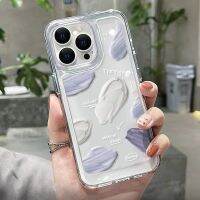 เคสโทรศัพท์แบบใสนิ่มสำหรับ iPhone 11,เคสมือถือ iPhone 13 14 Pro Max 12 Pro XR X 8 7 14 Plus SE 2022 2020เคสลายดอกไม้ Butterfly