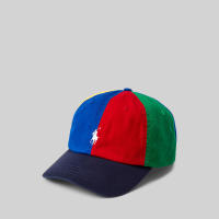 Polo Ralph Lauren หมวกผู้ชาย Cap Hat-Color-Blocked Twill Ball Cap รุ่น MAPOHGS0J421360 สีหลากสี