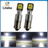 หลอดไฟไฟ Led รถยนต์1คู่ Ba9s ไฟหน้า W5w 8smd ไฮไลต์โคมไฟสัญญาณเลี้ยวถอยหลังอะไหล่แต่ง