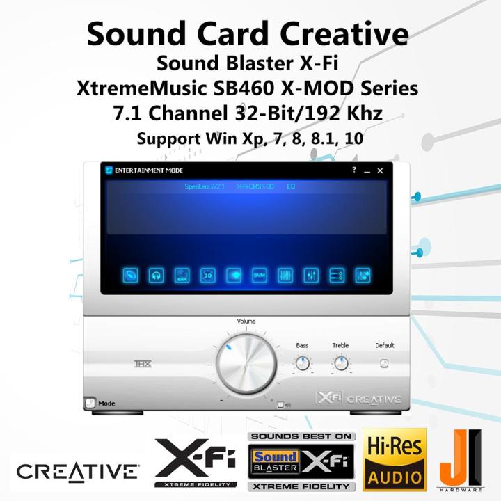 sound-card-creative-sound-blaster-x-fi-xtrememusic-sb0460-x-mod-7-1-channel-pci-มือสอง