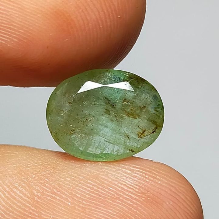 พลอย-มรกต-เอมเมอรัล-ดิบ-ธรรมชาติ-แท้-natural-emerald-หนัก-3-65-กะรัต