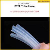 PTFE หลอดคาปิลลารีหุ้มฉนวน F46,ท่อป้องกันความร้อนส่งท่อแข็งทนทานต่อการกัดกร่อน600สำหรับท่อรูเบอร์1/2/3/4/5/6/7/8/9/10/11/12มม. V (ใส)-5/2/1เมตร