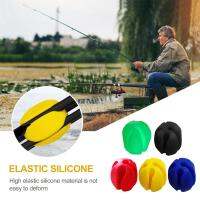 1pcs Reusable Fishing Rod Tie Holder Pole Fastener Flexible Fishing Tool Supply Strong Rubber Binding Tackle Gear Elastic S8Y2