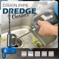 【LZ】❏✸  Drain Pipe Draga Cleaner Vaso sanitário Bacia Esgoto Draga Mola Fio De Aço Pia De Cozinha Draga 3M Hand-cranked Pressure Draga Ferramentas